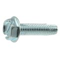 Midwest Fastener Sheet Metal Screw, #10 x 3/4 in, Zinc Plated Steel Hex Head Hex Drive, 20 PK 32175